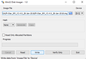 Win32 Disk Imager